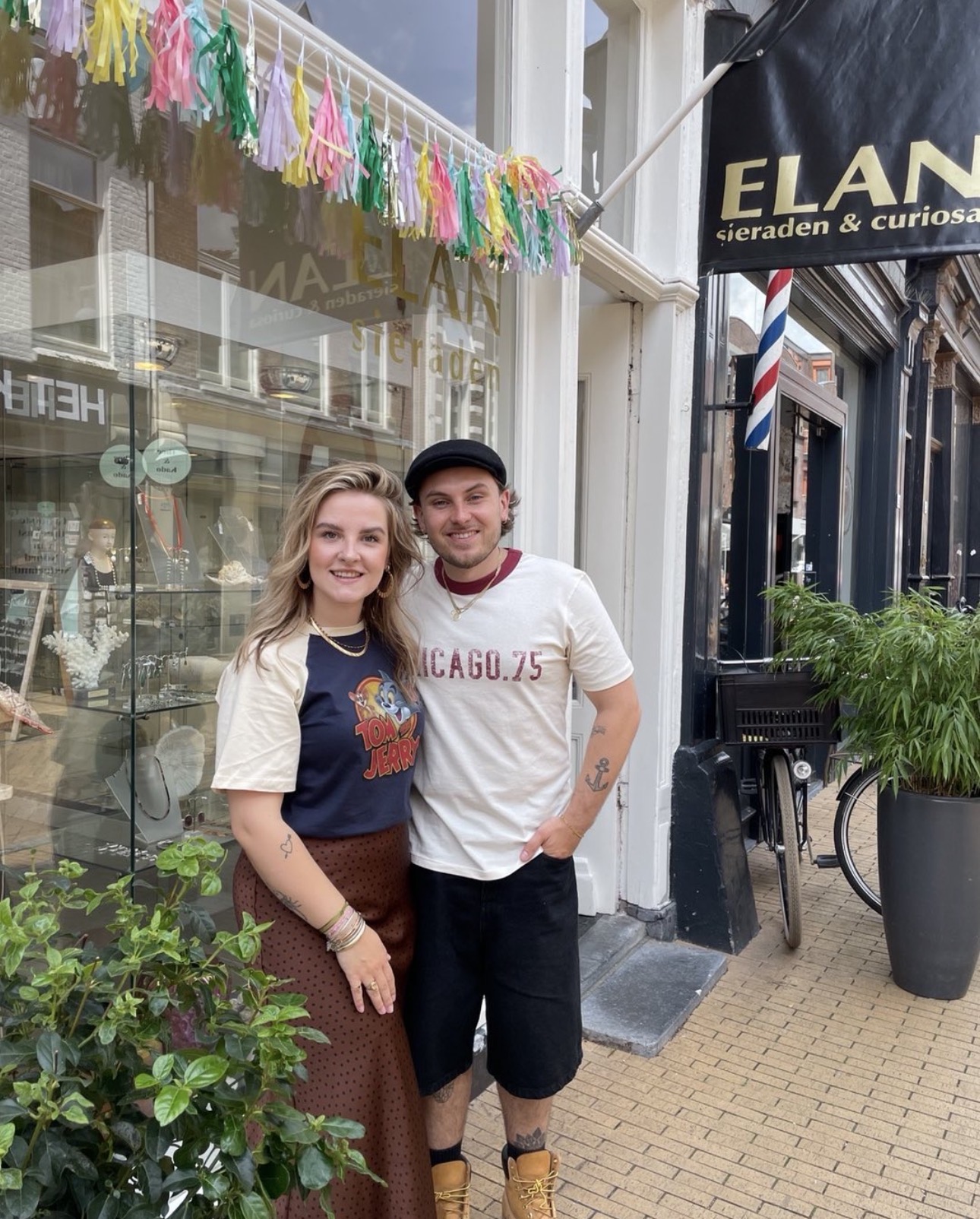 Jesper Uitvlugt en zijn vrouw voor Elan Sieraden en Curiosa in Groningen
